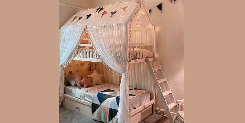 bunk bed room decor