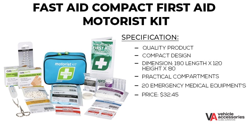 Fast Aid Compact First Aid Motorist Kit