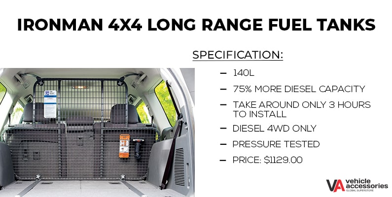 Ironman 4x4 Long Range Fuel Tanks