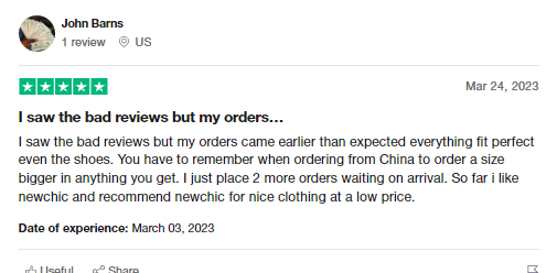 newchic customer review