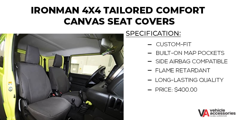 Ironman 4x4 Tailored Comfort Canvas Seat Covers