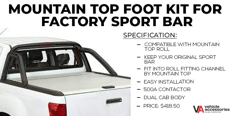 Mountain Top Foot Kit For Factory Sport Bar