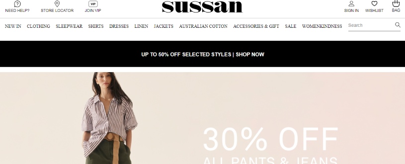 Sussan sale online sleepwear